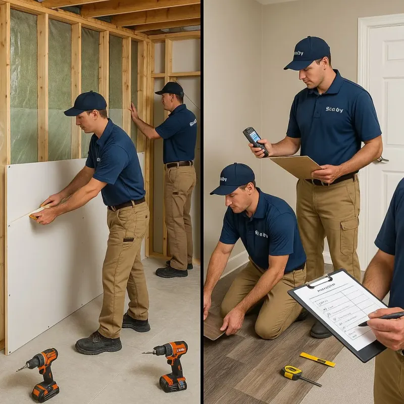 Repairs and Reconstruction process in Midway, PA